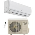 Global Equipment Ductless Air Conditioner Inverter Split System W/Heat, Wifi Enabled, 9,000 BTU, 20 SEER, 115V 292871
